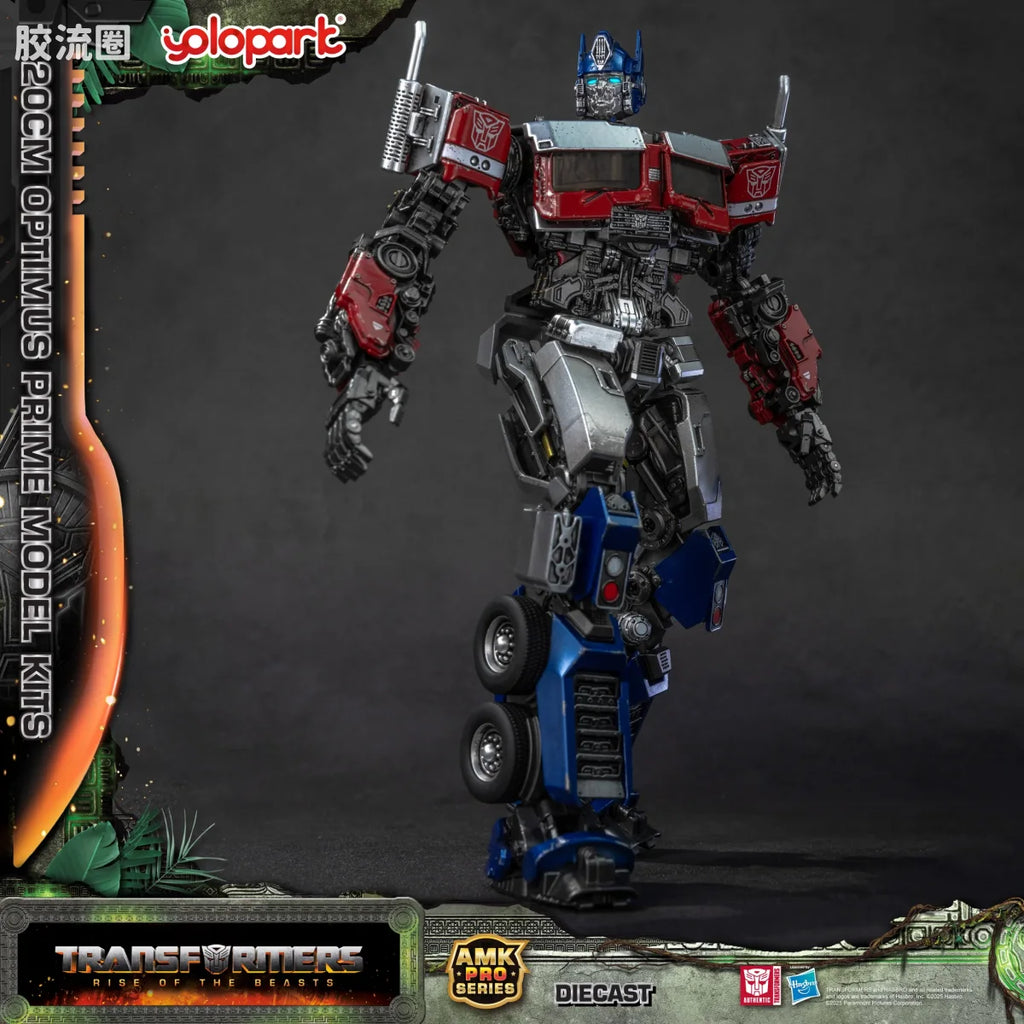 YOLOPARK Transformers Rise Of The Beasts Amk Pro Series 20cm Optimus Prime Model Kit