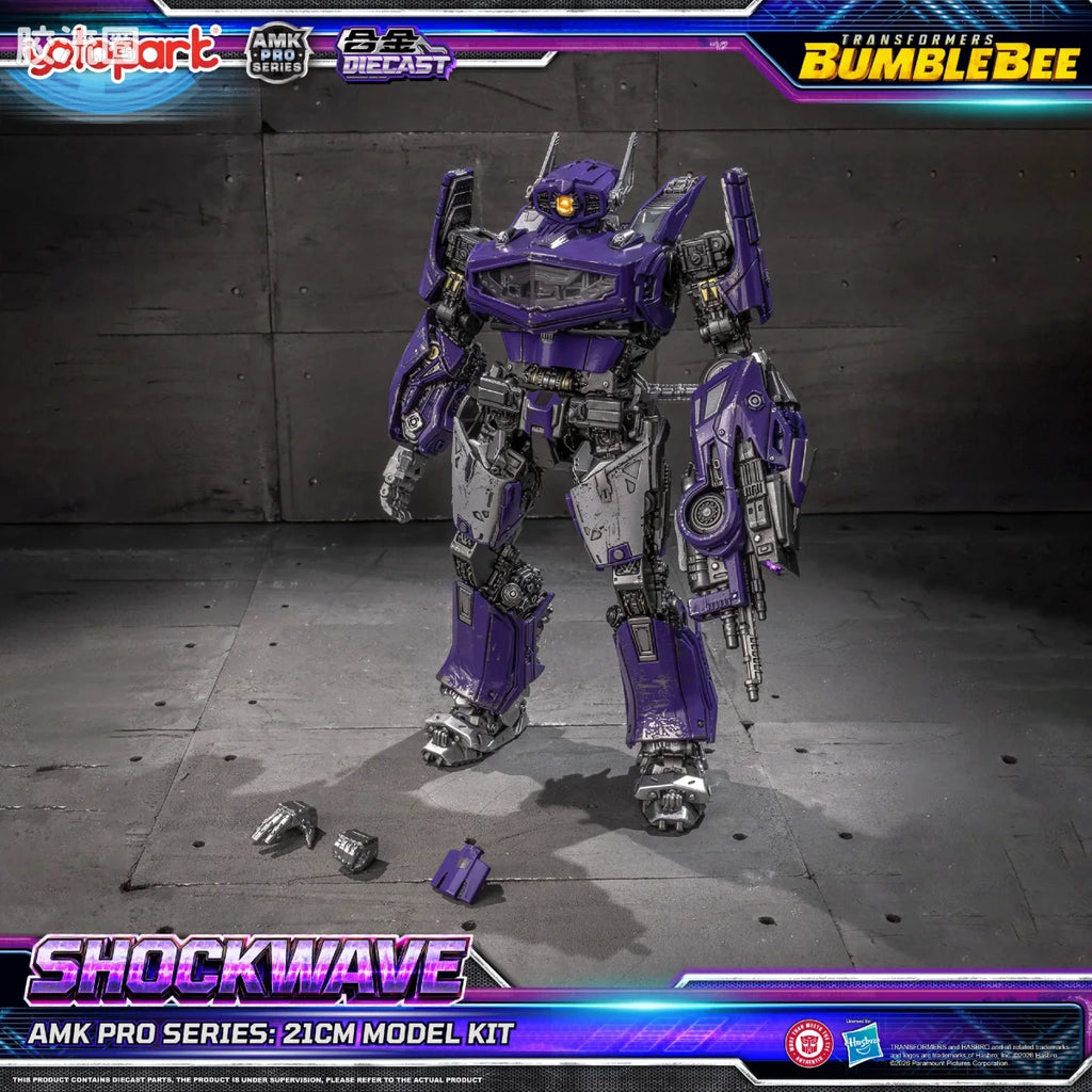 YOLOPARK Transformers Bumblebee The Movie Amk Pro Series Shockwave Model Kit