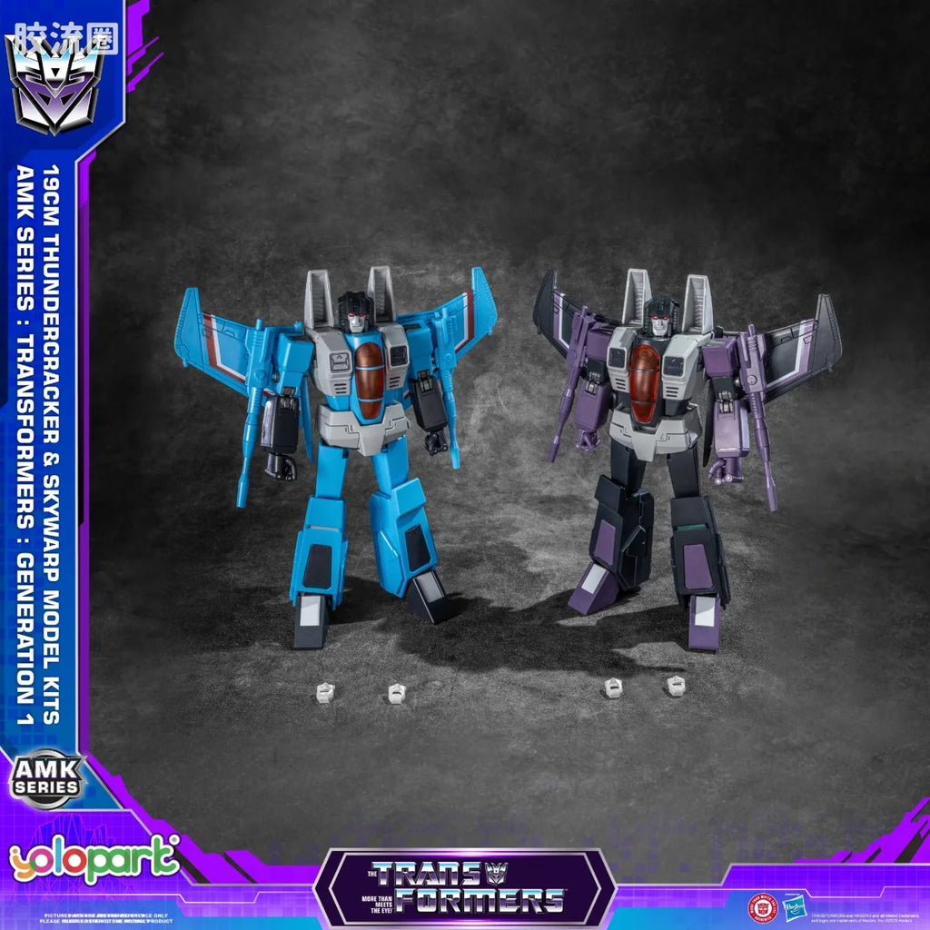 YOLOPARK Transformers Generation One Amk Series Thundercracker Skywarp Model Kit