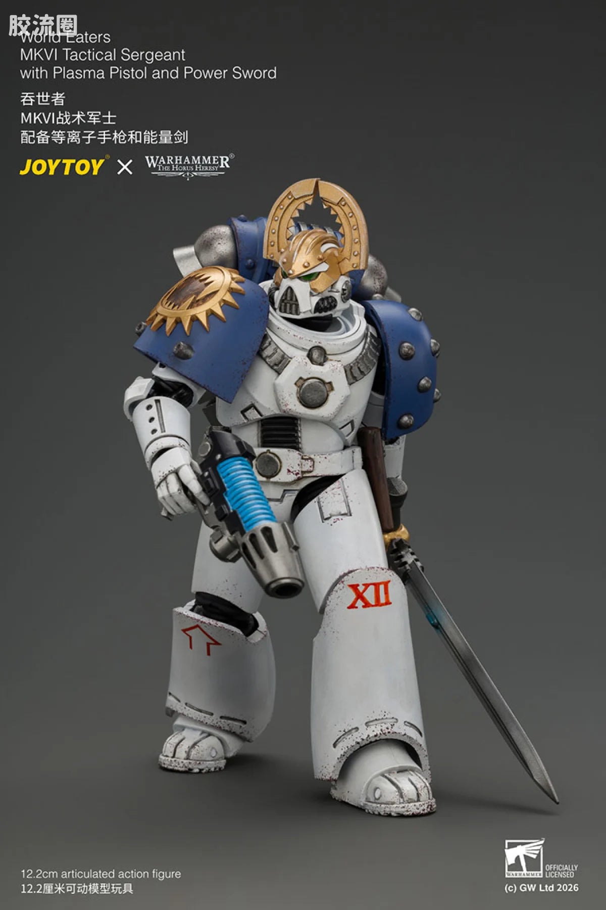 JoyToy World Eaters Mkvi Tactical Sergeant With Plasma Pistol And Power Sword