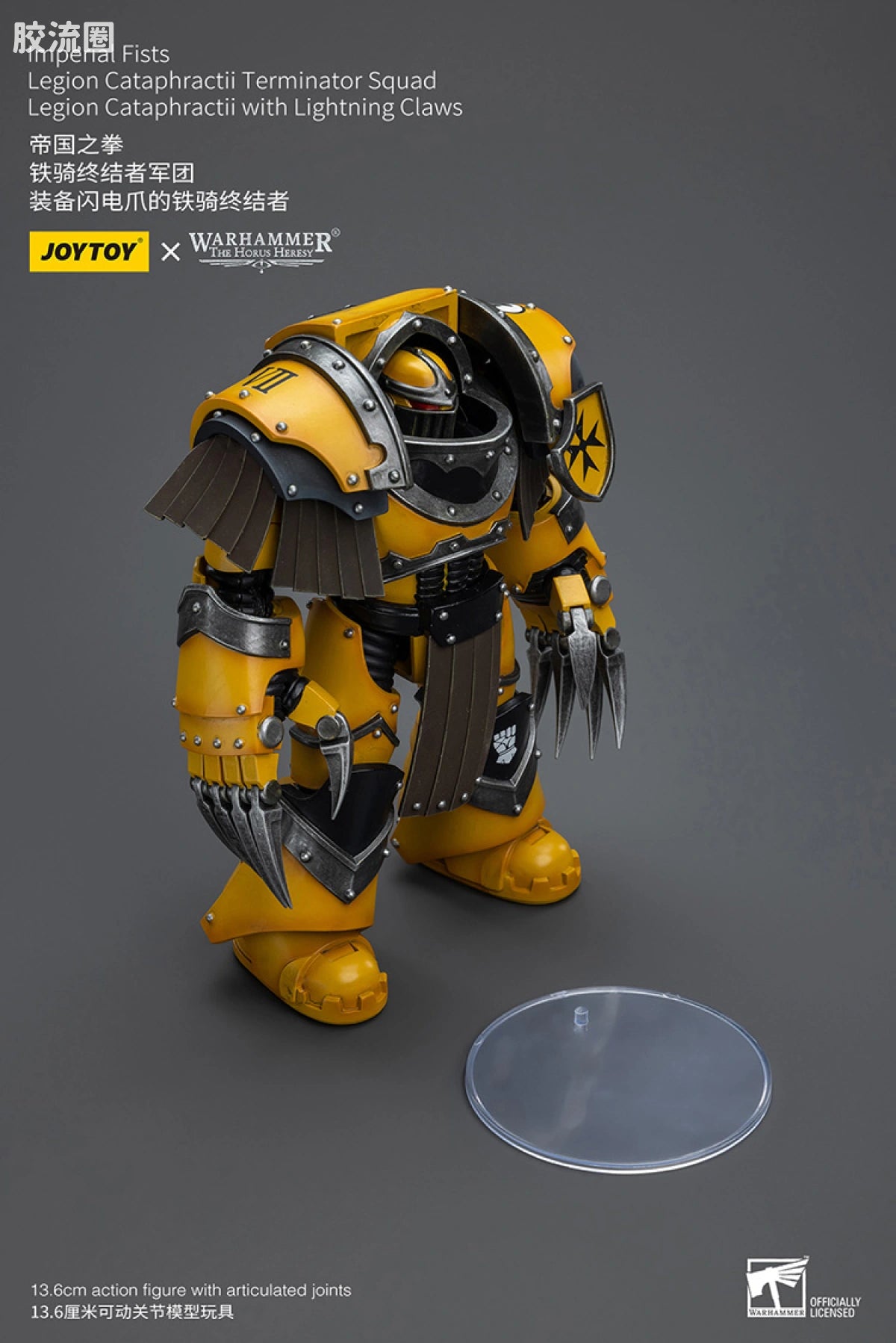 JoyToy Imperial Fists Legion Cataphractii Terminator with Lightning Claws