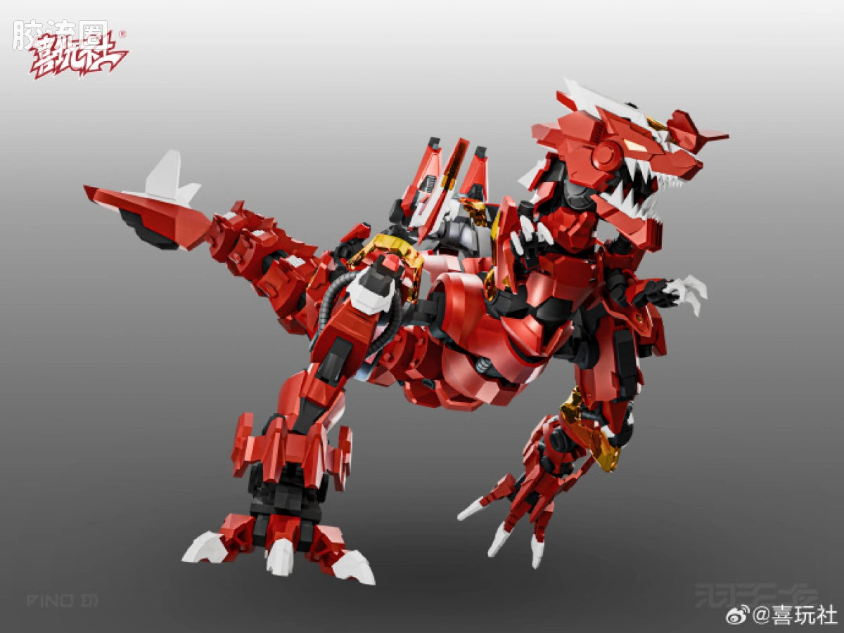 Xiwan Club Dragon Girl LJ002 Yutyrannus (Yu Wang Long) Model Kit