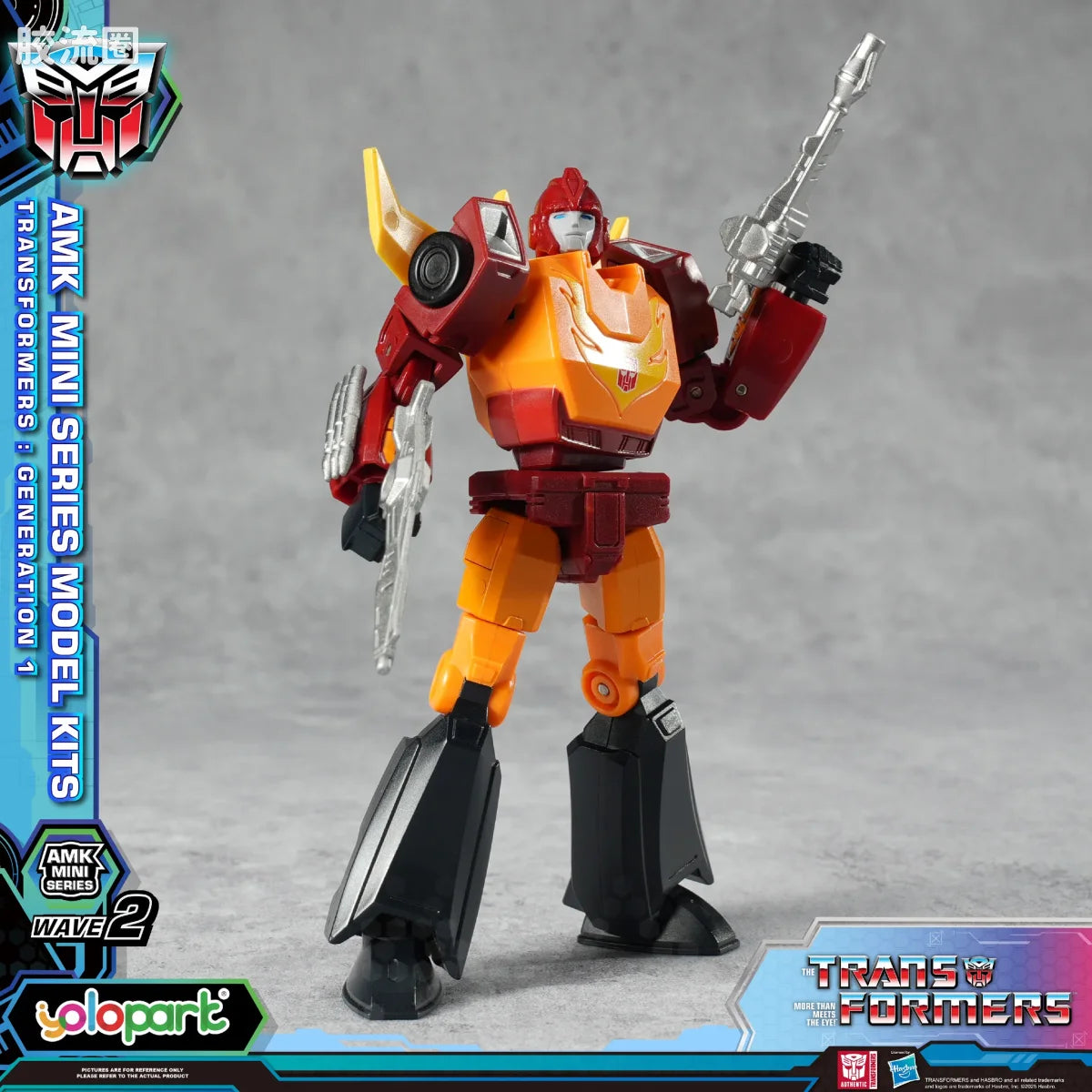 YOLOPARK Transformers Generation One Amk Mini Series Wave 2 Model Kit Rodimus Prime