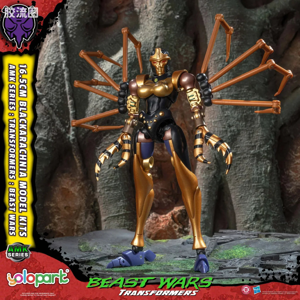 YOLOPARK Transformers Beast Wars Amk Series Blackarachnia Model Kit