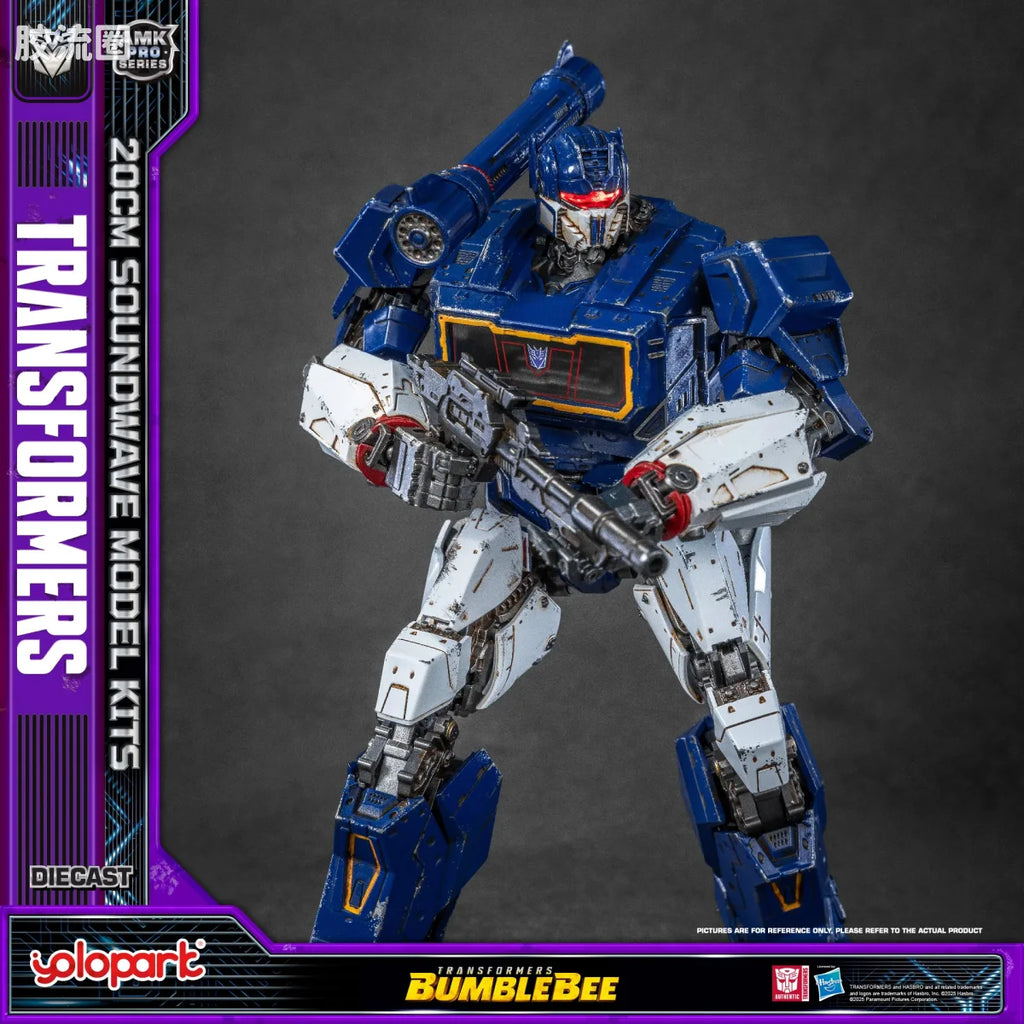 YOLOPARK Transformers Bumblebee Amk Pro Series 20cm Soundwave Model Kit