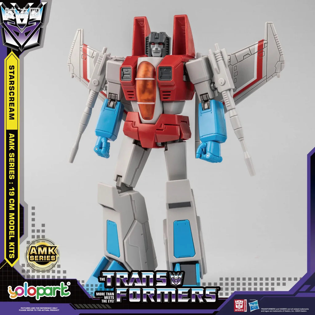 YOLOPARK Transformers Generation One Amk Series 19cm Starscream Model Kit