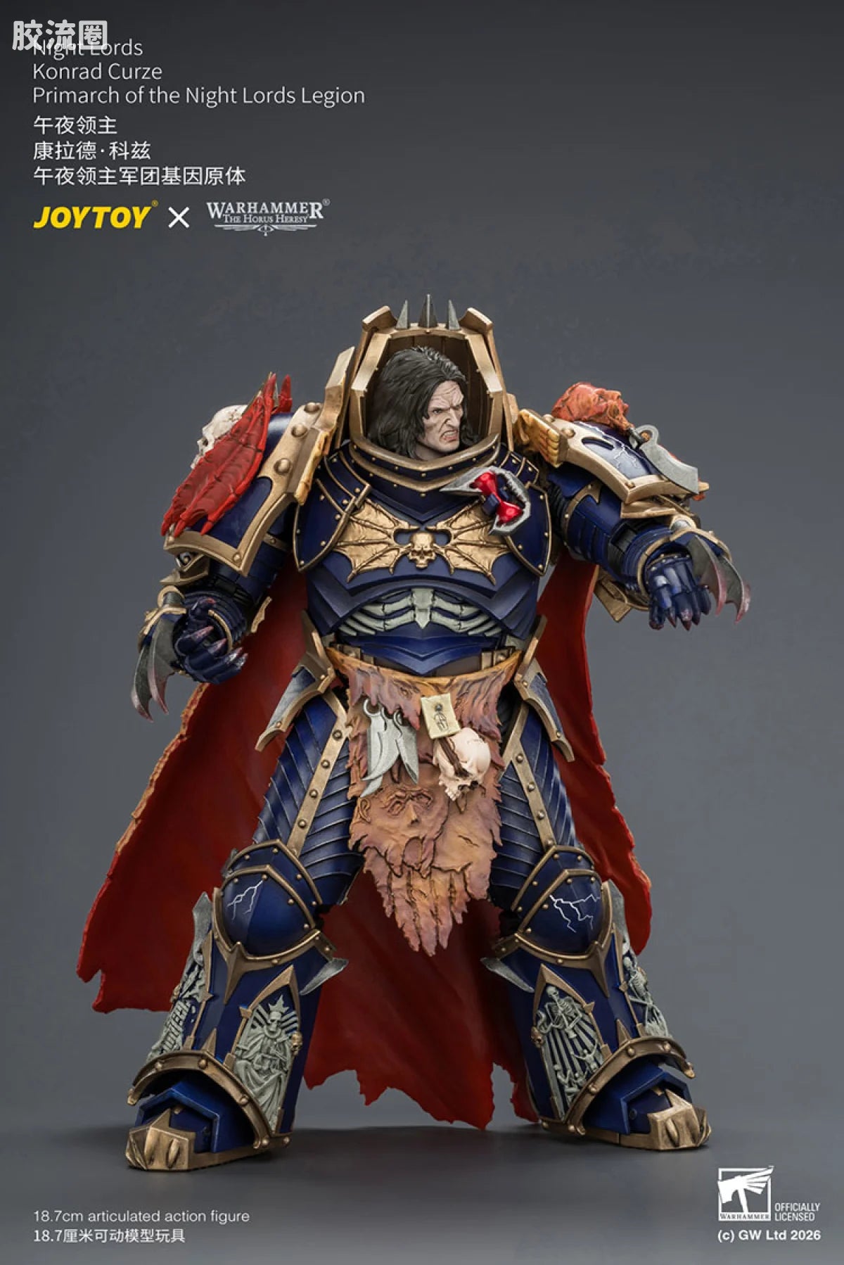 JoyToy Night Lords Konrad Curze Primarch Of The Night Lords Legion