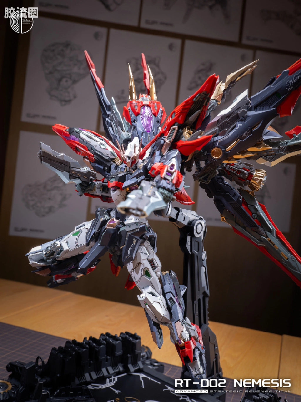 Infinite Dimension 1/100 RT-002 Nemesis Advanced Strategic Revenge Titan Model Kit