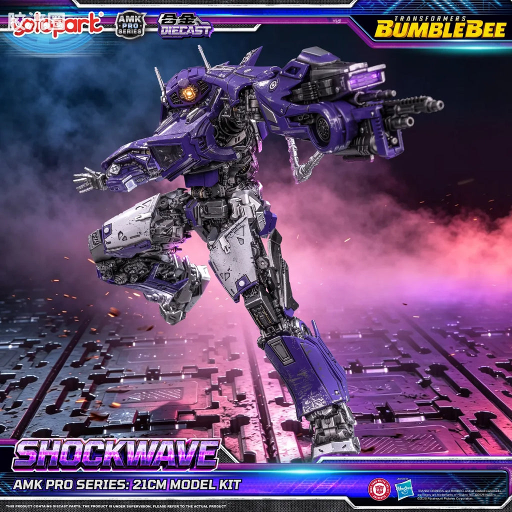 YOLOPARK Transformers Bumblebee The Movie Amk Pro Series Shockwave Model Kit