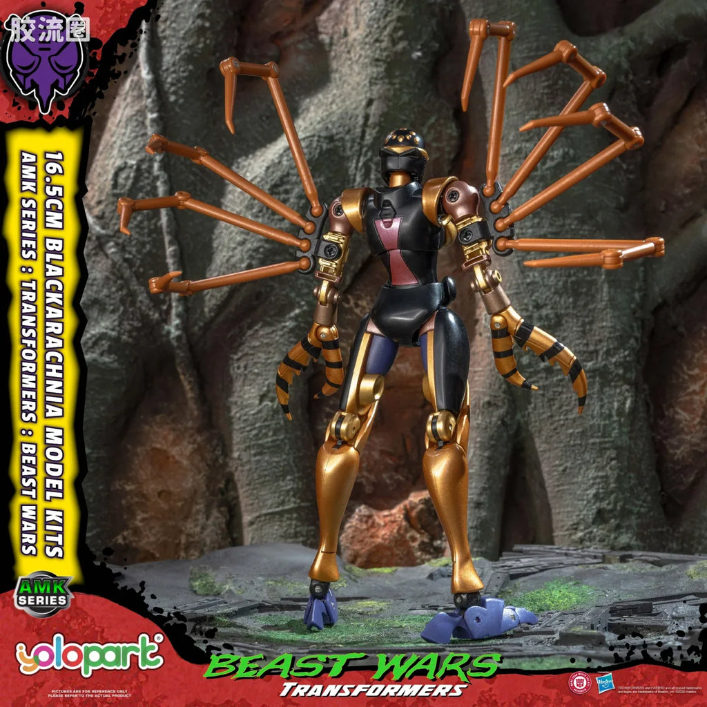 YOLOPARK Transformers Beast Wars Amk Series Blackarachnia Model Kit