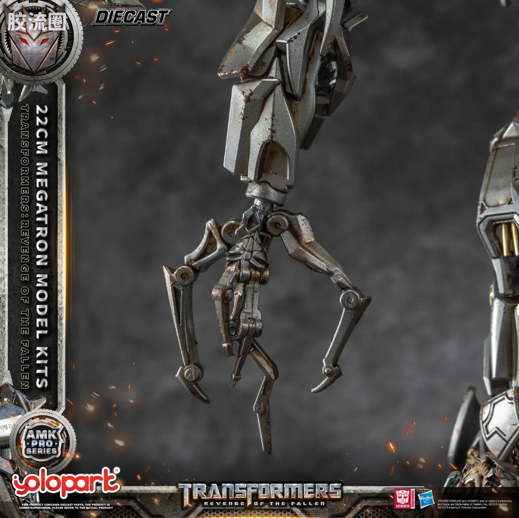 YOLOPARK Amk Pro Series Transformers Revenge Of The Fallen 22cm Megatron Model Kits