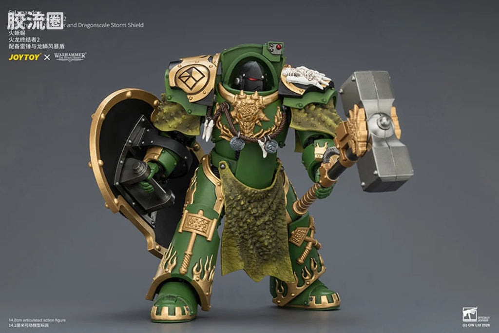 JoyToy Salamanders Firedrake Terminator 2 With Thunder Hammer And Dragonscale Storm Shield