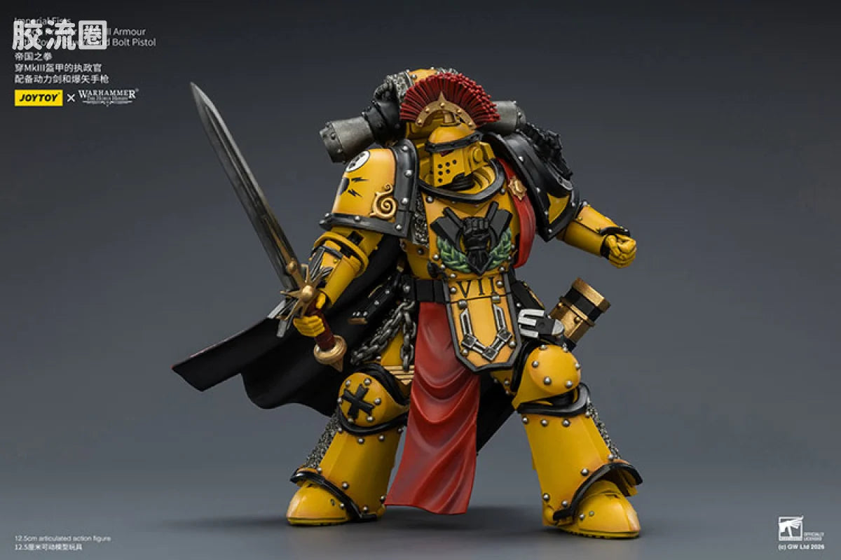 JoyToy Imperial Fists Legion Praetor In MK III Armour