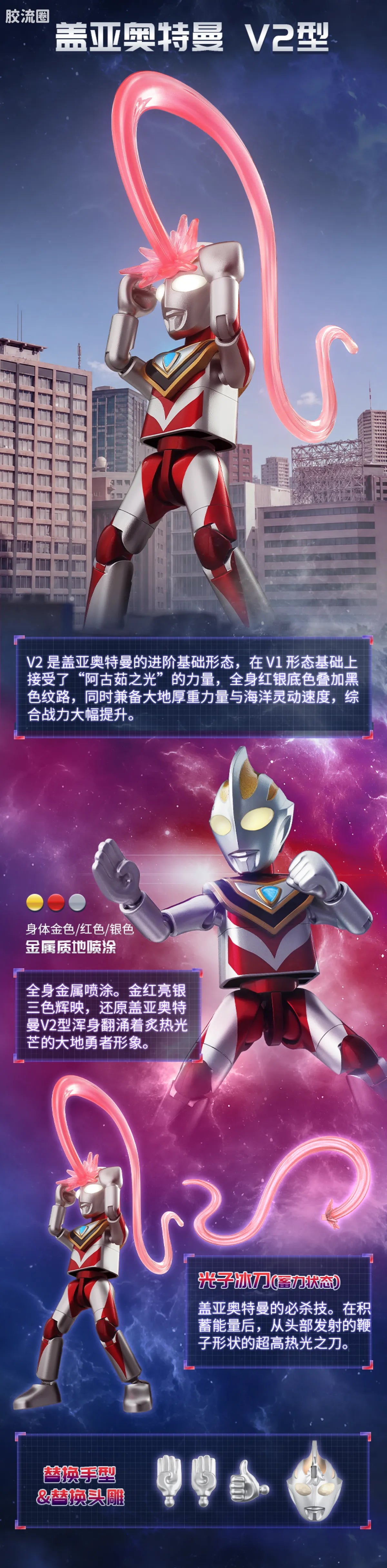 Blokees Ultraman Wave 9 - T.D.G. Heisei Trio Bonus