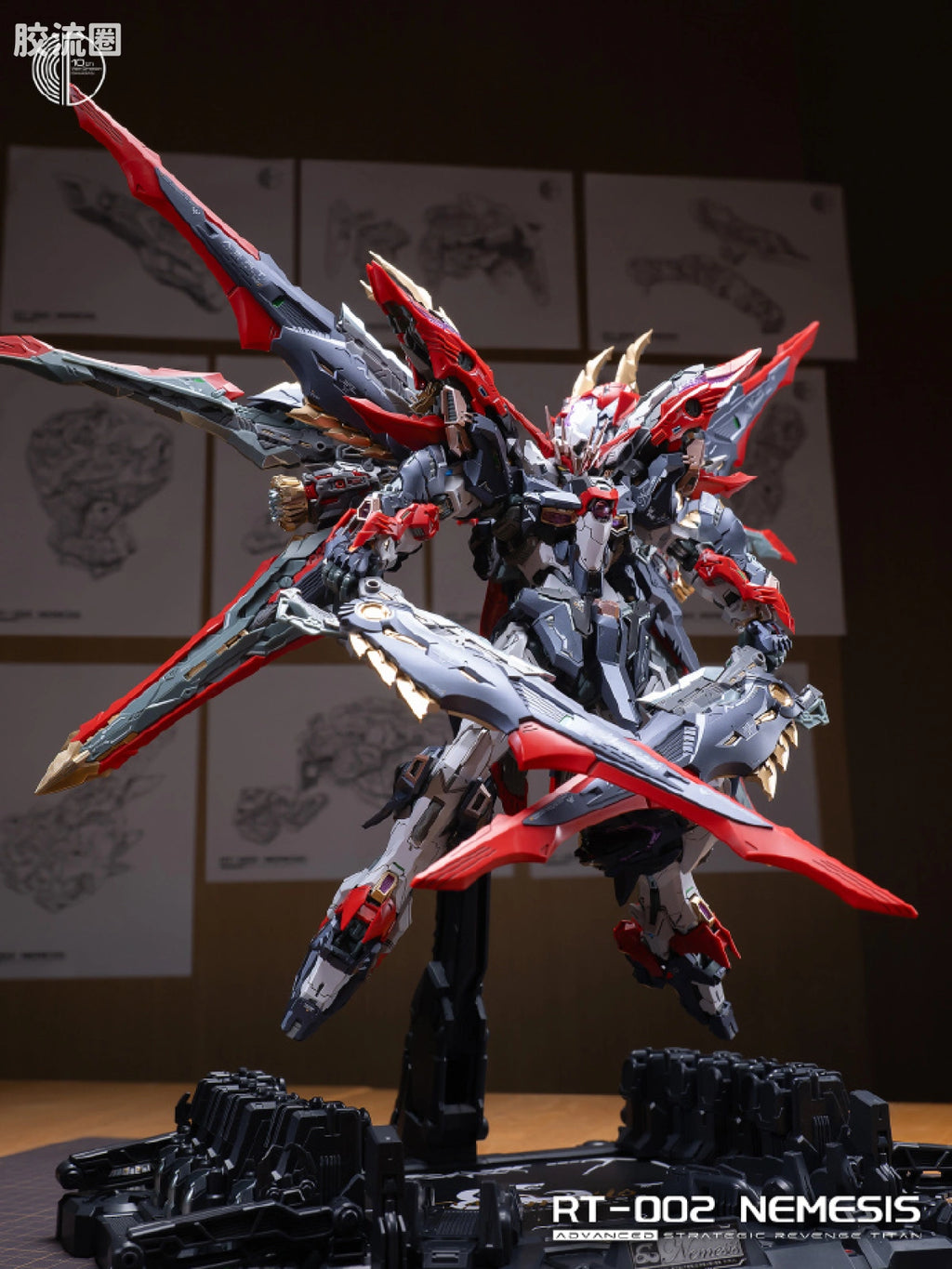 Infinite Dimension 1/100 RT-002 Nemesis Advanced Strategic Revenge Titan Model Kit