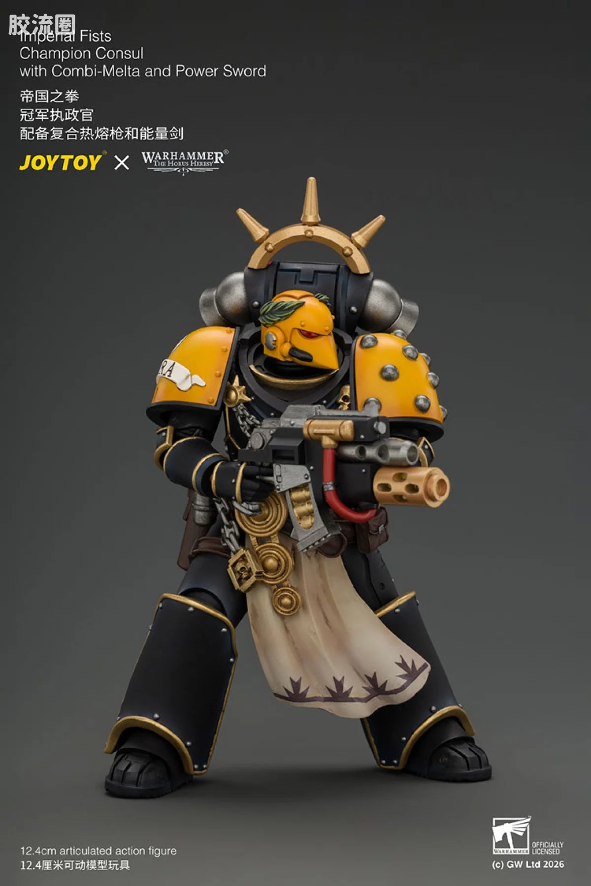 JoyToy Imperial Fists Champion Consul With Combi Melta And Power Sword