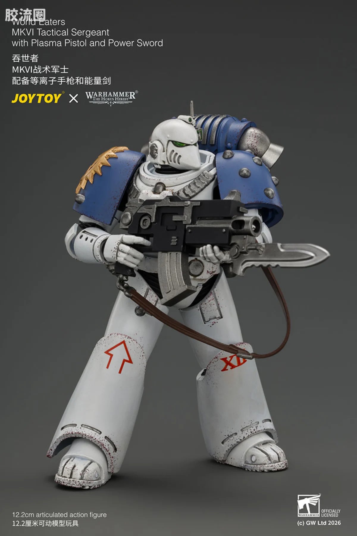 JoyToy World Eaters Mkvi Tactical Sergeant With Plasma Pistol And Power Sword