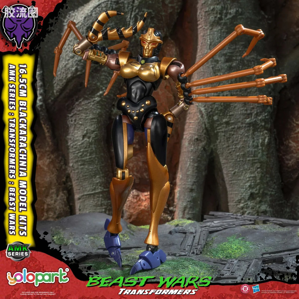 YOLOPARK Transformers Beast Wars Amk Series Blackarachnia Model Kit