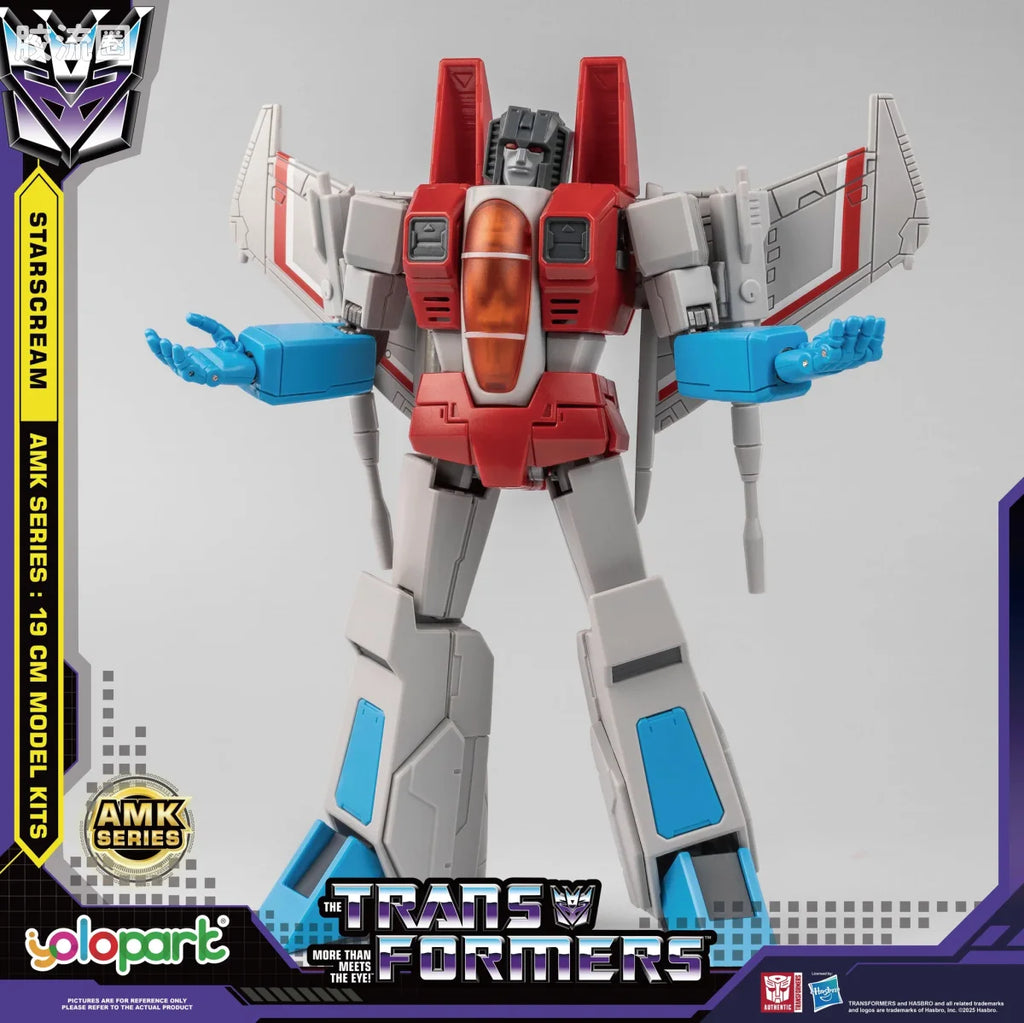 YOLOPARK Transformers Generation One Amk Series 19cm Starscream Model Kit