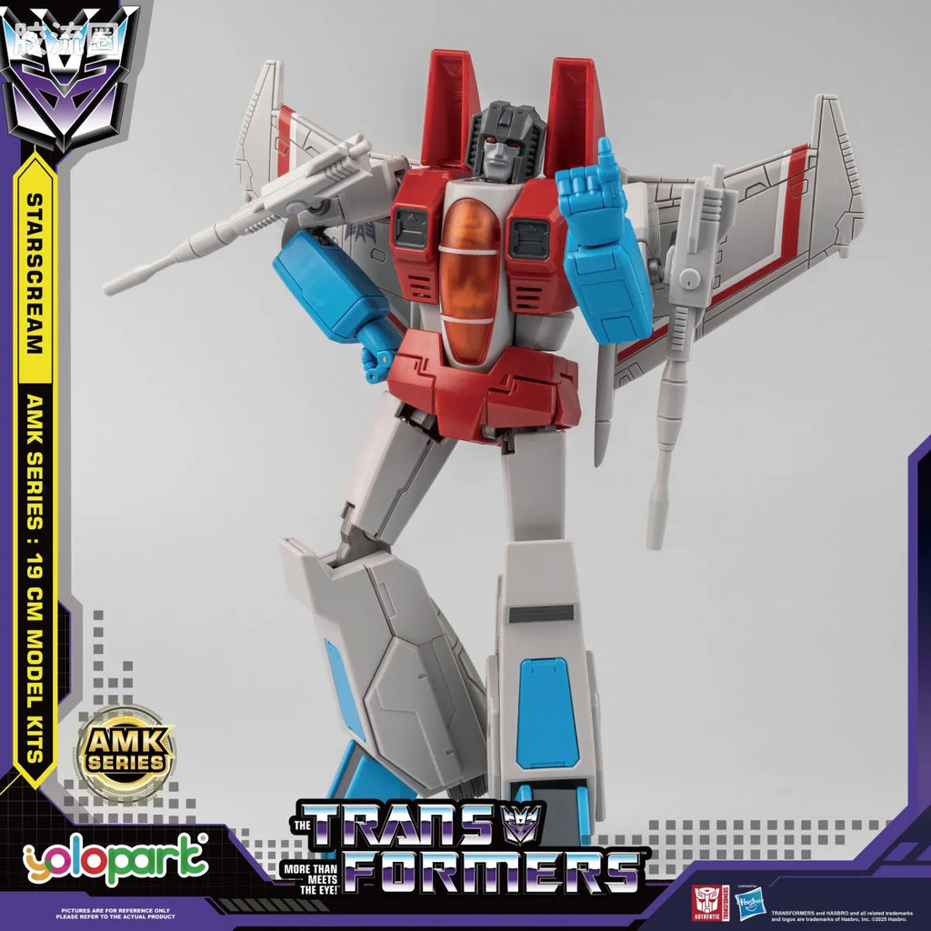YOLOPARK Transformers Generation One Amk Series 19cm Starscream Model Kit