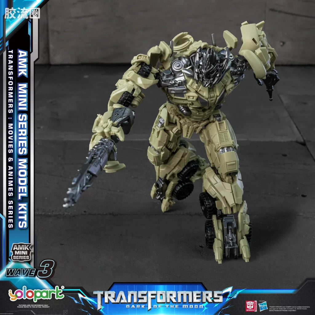 YOLOPARK Transformers G1 Movie Amk Mini Series Wave 3 Tf3 Megatron Model Kit