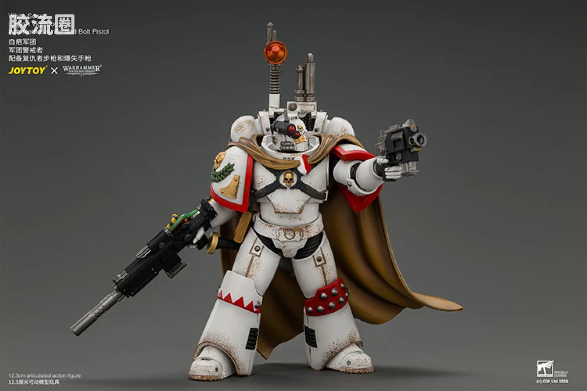 JoyToy White Scars Legion Vigilator With Nemesis Rifle And Bolt Pistol