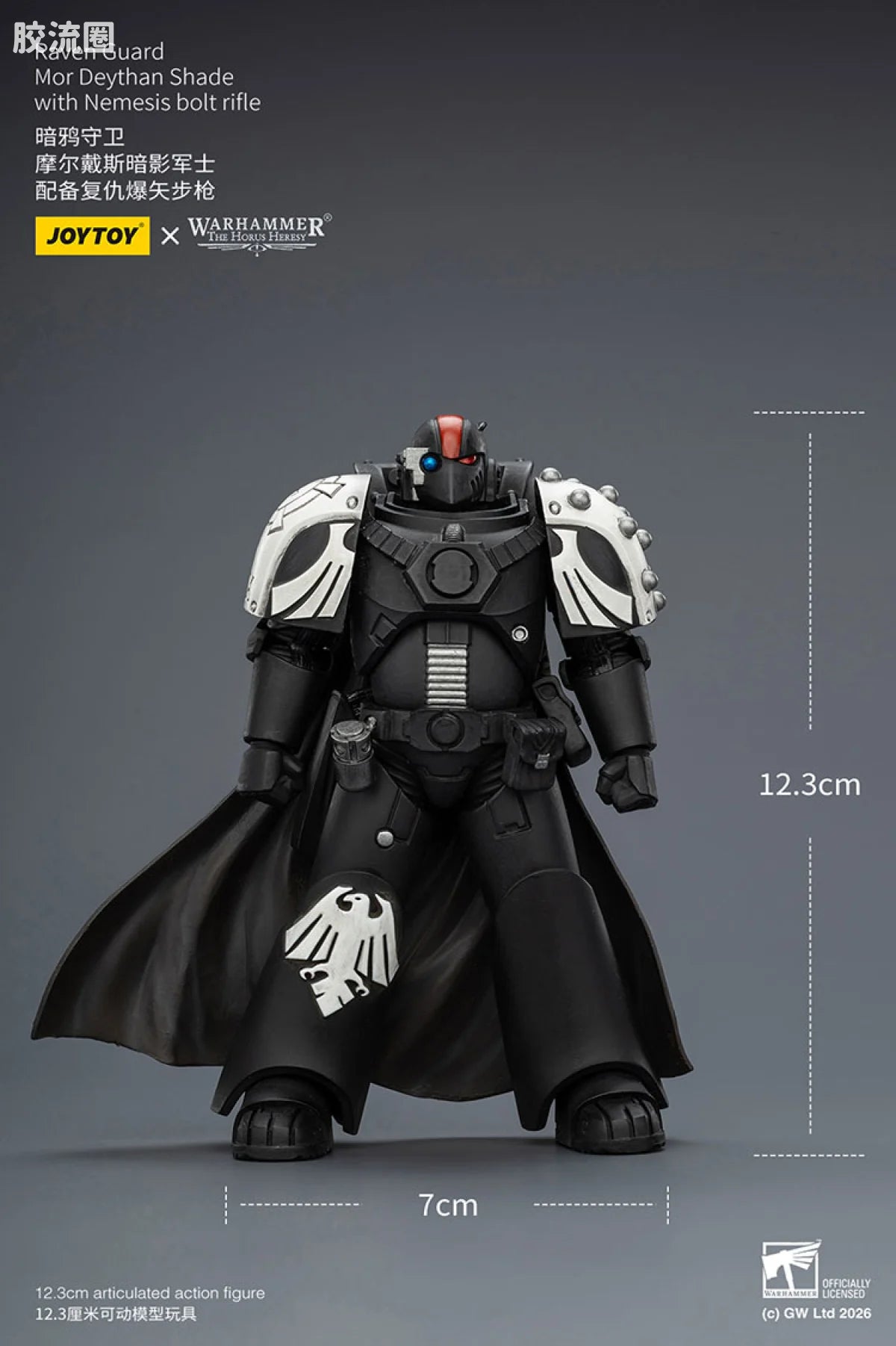 JoyToy Raven Guard Mor Deythan Shade With Nemesis Bolt Rifle
