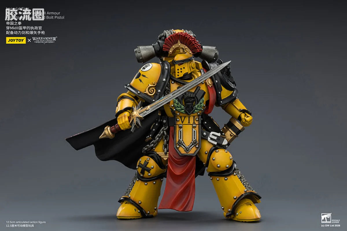 JoyToy Imperial Fists Legion Praetor In MK III Armour