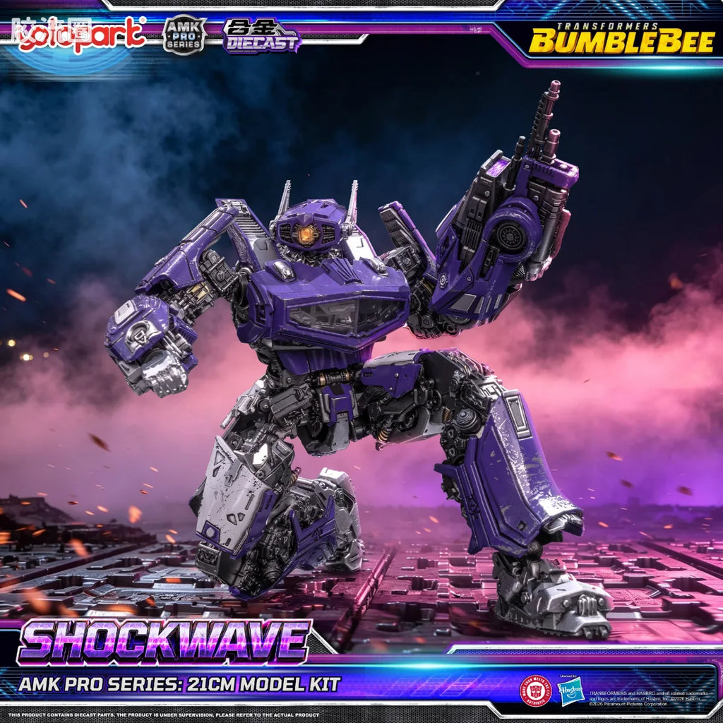 YOLOPARK Transformers Bumblebee The Movie Amk Pro Series Shockwave Model Kit