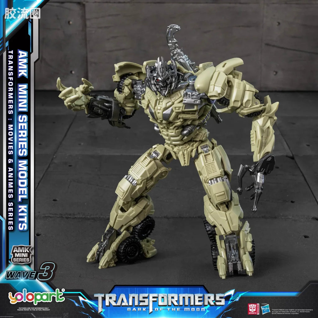 YOLOPARK Transformers G1 Movie Amk Mini Series Wave 3 Tf3 Megatron Model Kit