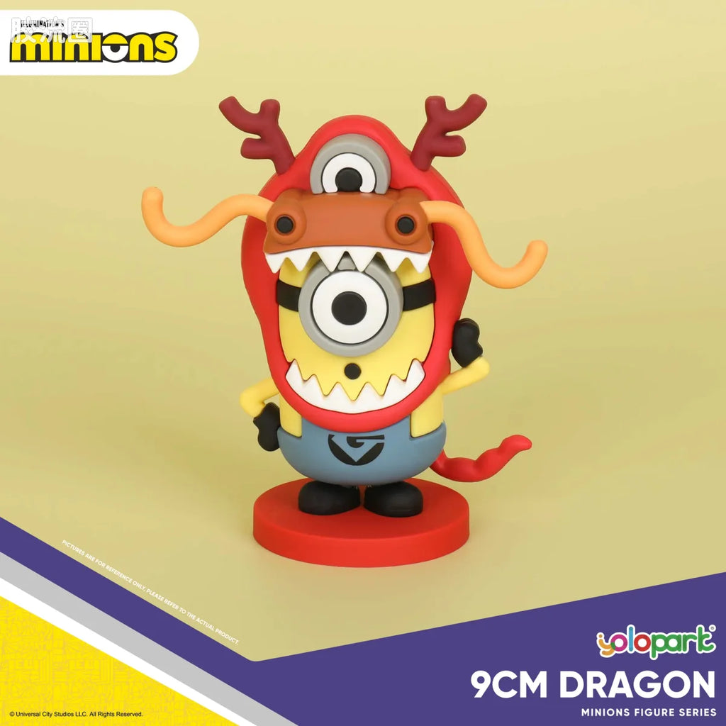 YOLOPARK Despicable Me Minions Chinese Zodiac Figures 12 Animal Signs Collectible Display