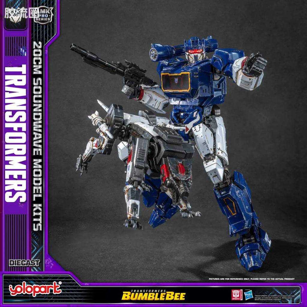 YOLOPARK Transformers Bumblebee Amk Pro Series 20cm Soundwave Model Kit