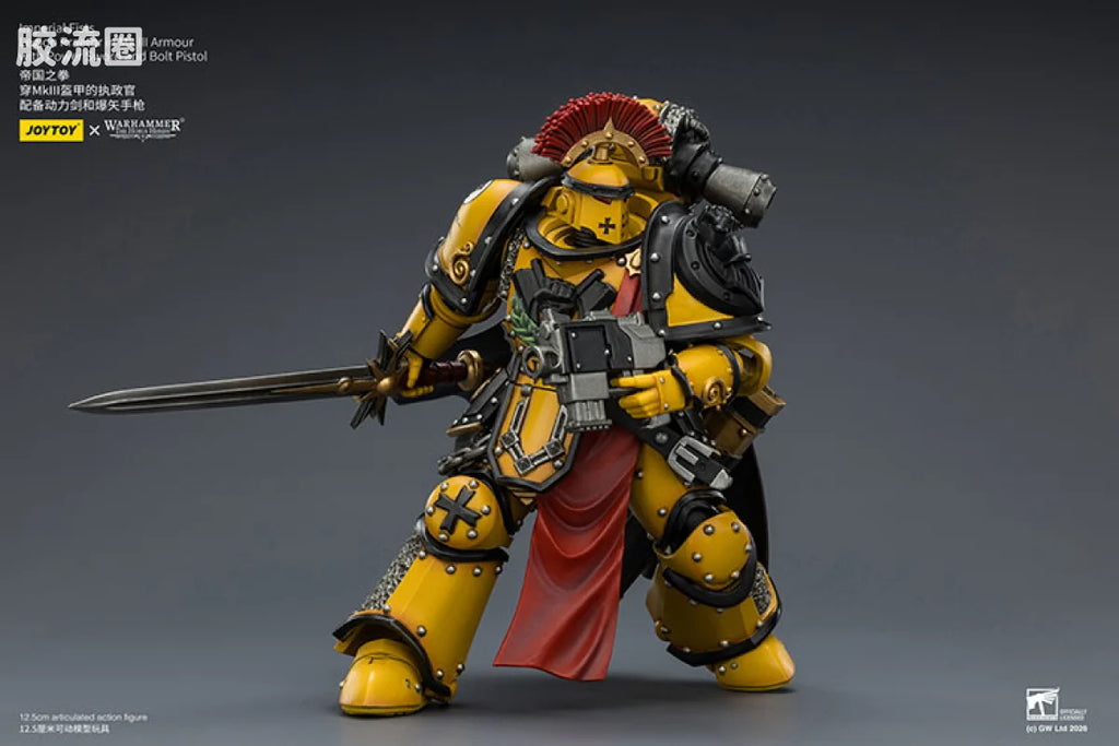 JoyToy Imperial Fists Legion Praetor In MK III Armour