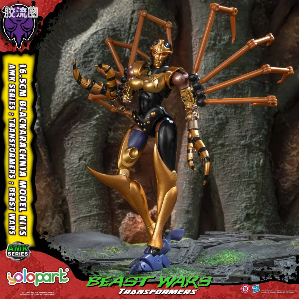 YOLOPARK Transformers Beast Wars Amk Series Blackarachnia Model Kit