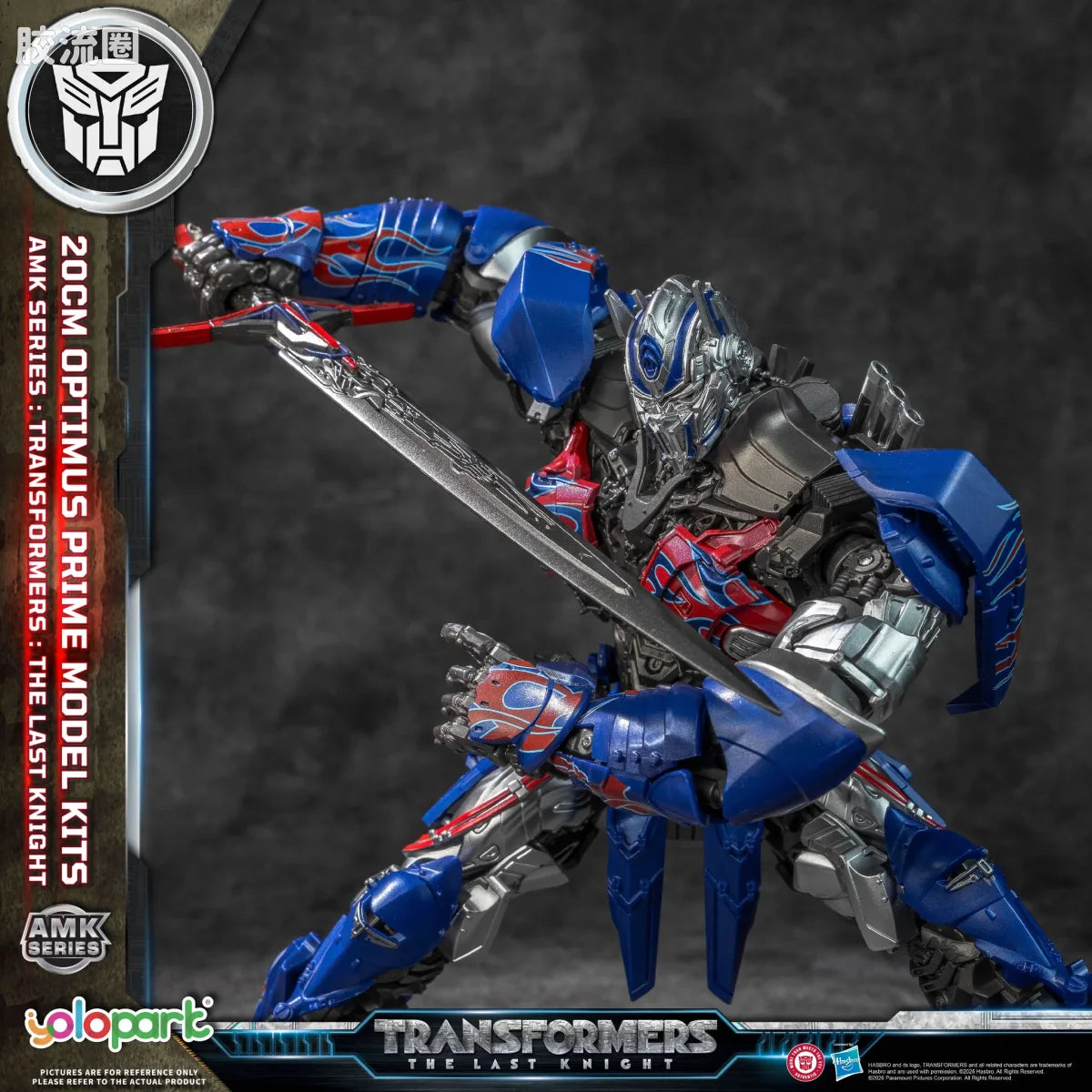 YOLOPARK Transformers The Last Knight Amk Series 20cm Optimus Prime Model Kit