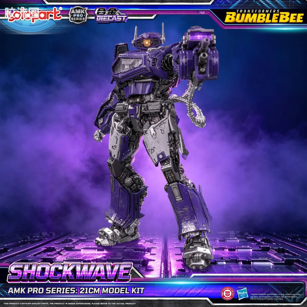 YOLOPARK Transformers Bumblebee The Movie Amk Pro Series Shockwave Model Kit