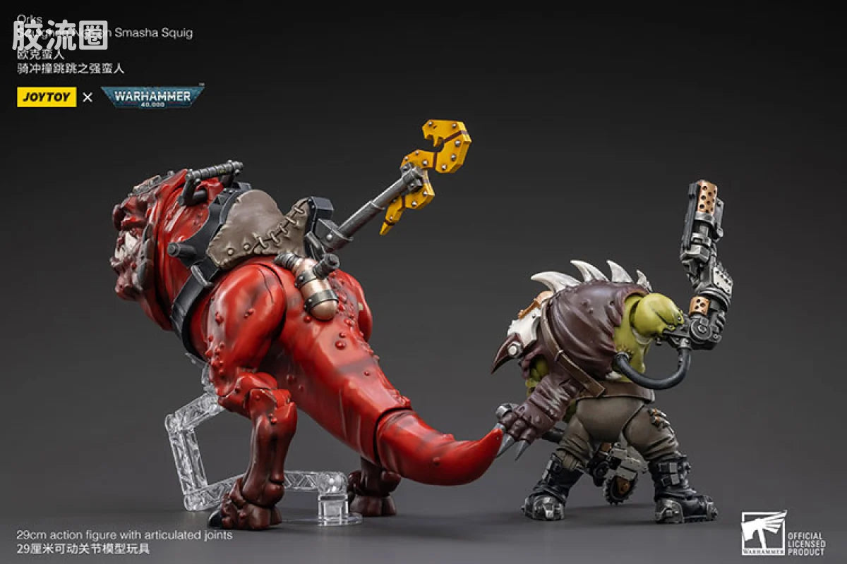 JoyToy Orks Squighog Nob on Smasha Squig