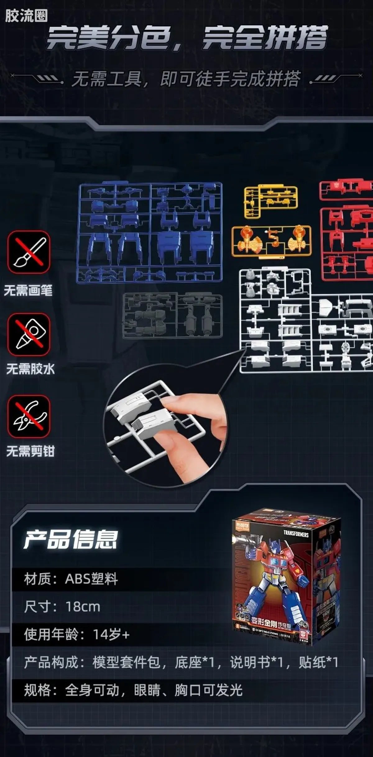 Blokees Transformers Action Edition - G1 Optimus Prime