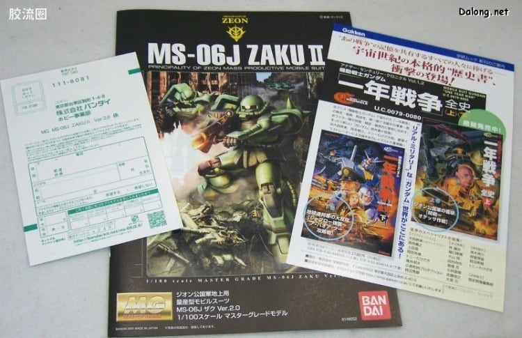 Bandai MG 1/100 MS-06J Zaku II Ver.2.0