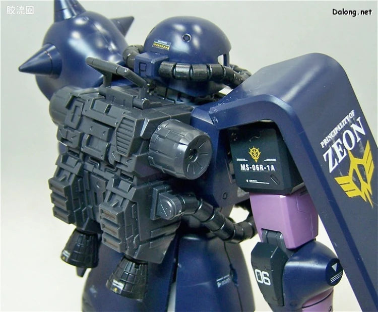 Bandai MG 1/100 MS-06R-1A Zaku II (Black Tri-Stars) (Ver.2.0)