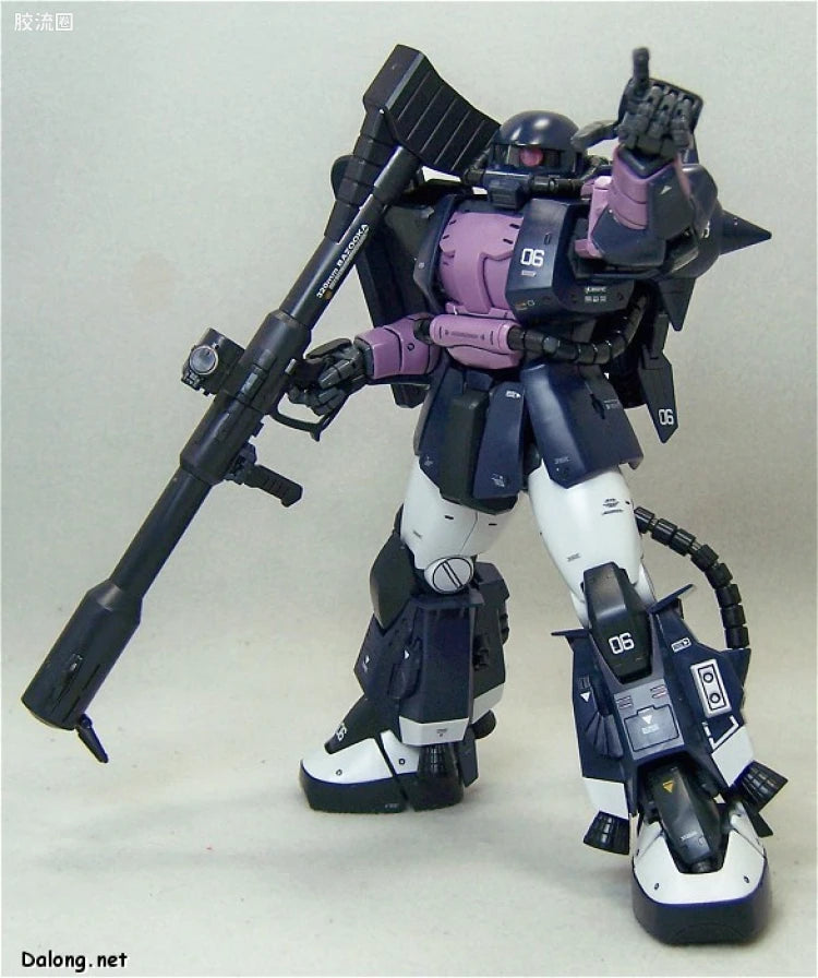 Bandai MG 1/100 MS-06R-1A Zaku II (Black Tri-Stars) (Ver.2.0)