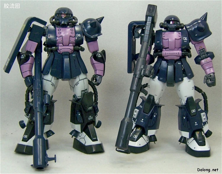 Bandai MG 1/100 MS-06R-1A Zaku II (Black Tri-Stars) (Ver.2.0)