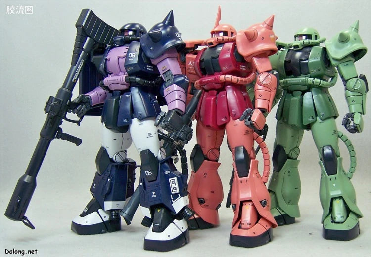Bandai MG 1/100 MS-06R-1A Zaku II (Black Tri-Stars) (Ver.2.0)