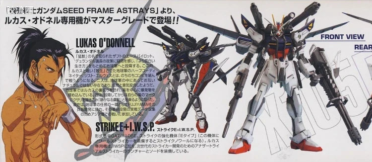 Bandai MG 1/100 GAT-X105E+AQM/E-M1 Strike Gundam E IWSP (Lukas O'Donnell Custom)
