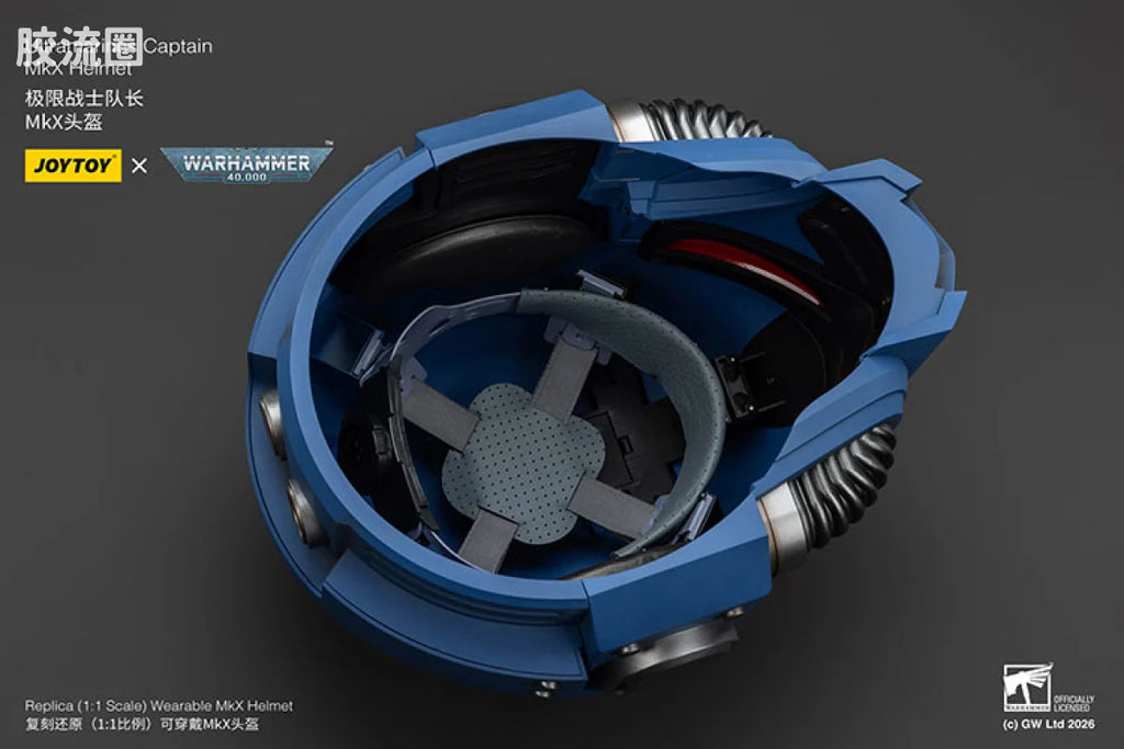 JoyToy Ultramarines Captain Mkx Helmet
