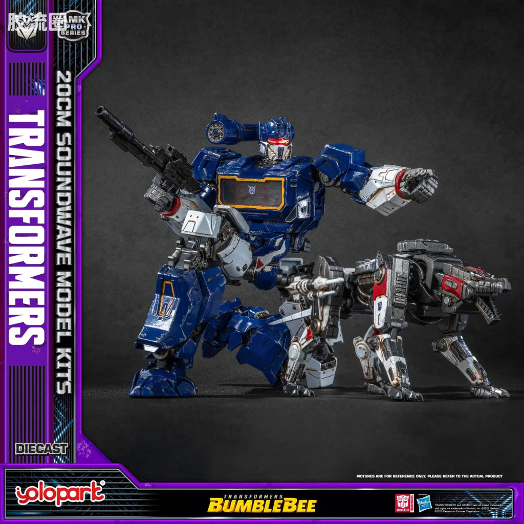 YOLOPARK Transformers Bumblebee Amk Pro Series 20cm Soundwave Model Kit