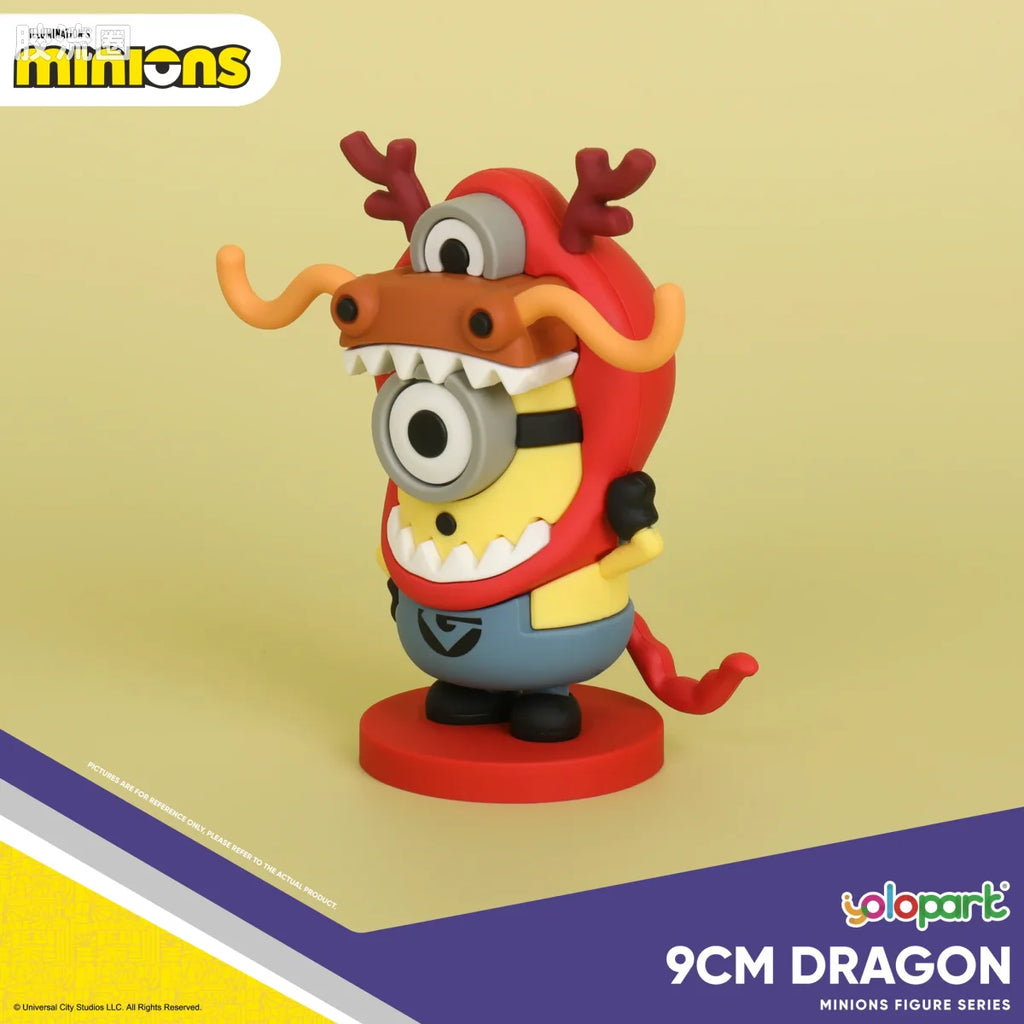 YOLOPARK Despicable Me Minions Chinese Zodiac Figures 12 Animal Signs Collectible Display