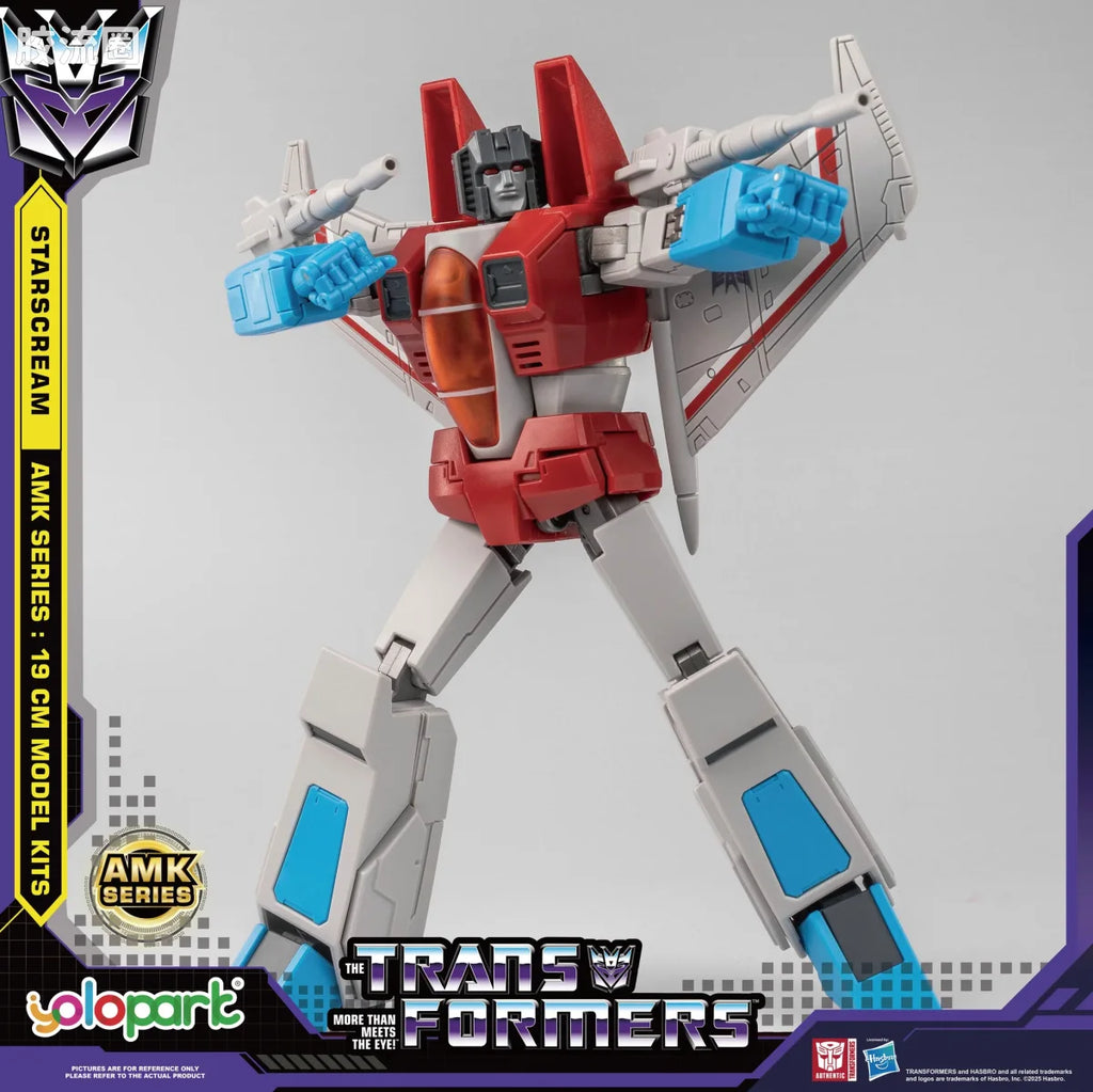 YOLOPARK Transformers Generation One Amk Series 19cm Starscream Model Kit