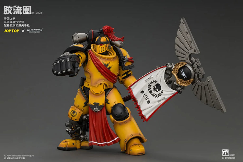 JoyToy Imperial Fists Herald Consul With Standard And Bolt Pistol