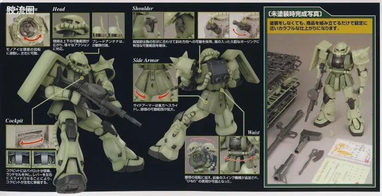 Bandai MG 1/100 MS-06F Zaku II (Ver.2.0)